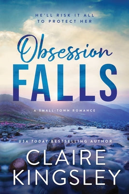 Paperback of Obsession Falls novel by Sourcebooks Casablanca, showing the book cover with scenic artwork.