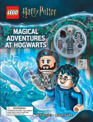 Paperback Lego Harry Potter: Magical Adventures at Hogwarts book by Studio Fun International, featuring colorful Harry Potter-themed cover art.