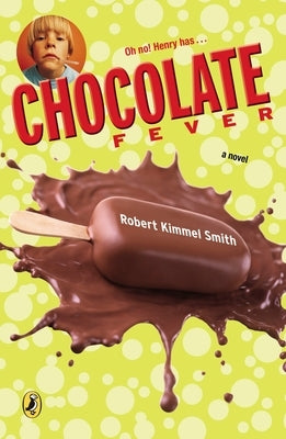 Cover of the paperback "Chocolate Fever" by Puffin Books featuring colorful illustrated artwork.