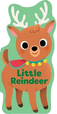 Colorful Silver Dolphin Books Little Reindeer board book with festive illustrations for young children.