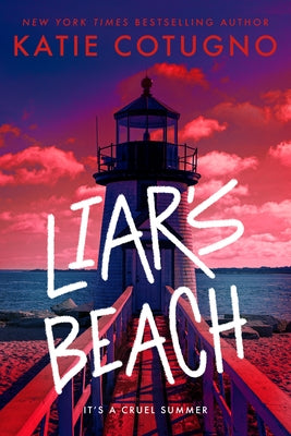 Paperback of Liar's Beach by Ember, showing the book cover with a scenic beach illustration in natural colors.