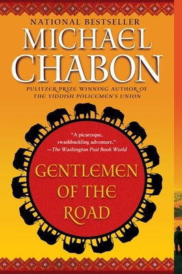 Close-up of the title page from the paperback "Gentlemen of the Road: A Tale of Adventure" by Del Rey Books.