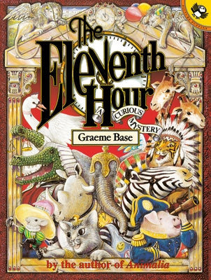 Paperback of The Eleventh Hour: A Curious Mystery by Puffin Books, showing the front cover with colorful illustrations.