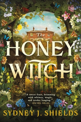 Cover of The Honey Witch paperback book by Redhook, featuring artistic illustrations and a whimsical design.