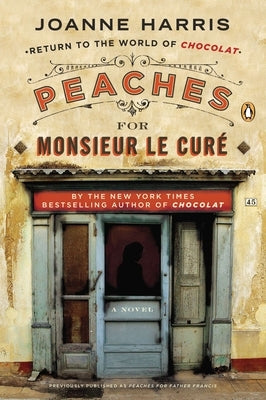 Paperback of Peaches for Monsieur Le Cur by Penguin Books, showing the book cover with peach-themed artwork.