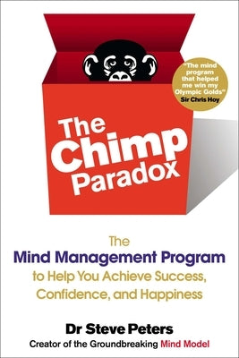 Paperback of The Chimp Paradox by Tarcher featuring the book cover with title and author text.