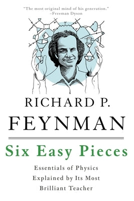 Paperback copy of "Six Easy Pieces: Essentials of Physics" by Basic Books, featuring the book cover with title and author on white background.