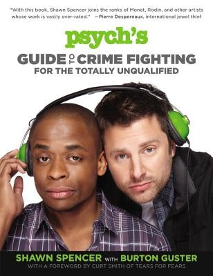 Paperback copy of Psych's Guide to Crime Fighting for the Totally Unqualified by Grand Central Publishing with cover art visible.