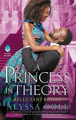 Mass market paperback of A Princess in Theory: Reluctant Royals by Avon Books, featuring a romantic cover design.