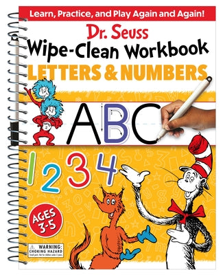 Dr. Seuss Wipe-Clean Workbook: Letters and Numbers: Activity Workbook for Ages 3-5 Paperback Bright Matter Books