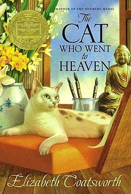 Paperback of The Cat Who Went to Heaven by Aladdin Paperbacks, showing the front cover with colorful artwork.