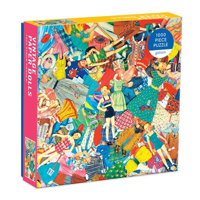 Vintage Paper Dolls 1000 Piece Puzzle in Square Box Other Galison