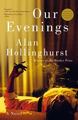 Paperback copy of "Our Evenings" by Random House Trade, featuring a cover image with artistic design and book title.