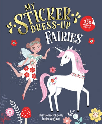 Paperback My Sticker Dress-Up Fairies book with colorful fairy stickers and dress-up pages from Sourcebooks Wonderland.