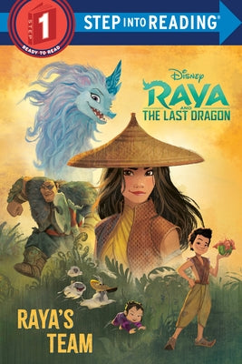 Paperback of Disney Raya and the Last Dragon book by Random House Disney featuring Raya on the cover.