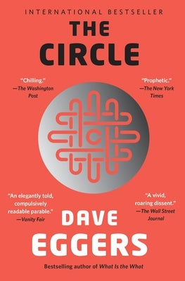 Vintage The Circle paperback book with a dark cover featuring the title and author's name on the front.
