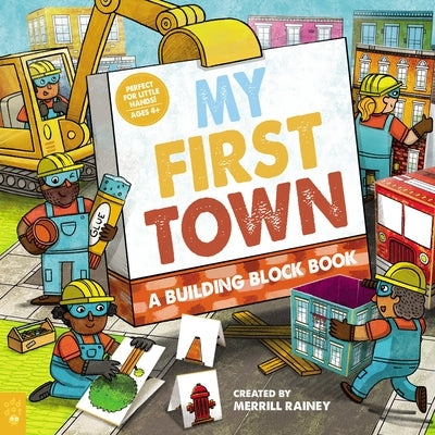 My First Town: A Building Block Book Paperback Odd Dot