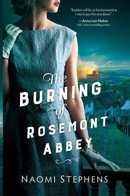 Paperback of The Burning of Rosemont Abbey by Bethany House Publishers, showing the book cover with title and artwork.