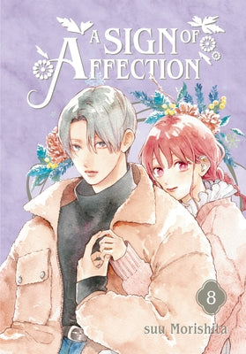 Paperback of A Sign of Affection 8 by Kodansha Comics, featuring the book cover with illustrations and title text.