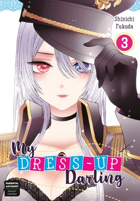 Square Enix Manga My Dress-Up Darling 03 paperback showing the cover with colorful character illustrations.