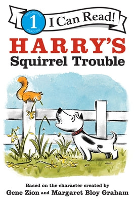 Harry's Squirrel Trouble paperback book by HarperCollins featuring colorful squirrel illustration on the cover.
