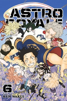 Paperback Astro Royale, Vol. 6 manga by Viz Media featuring colorful cover art and characters from the series.