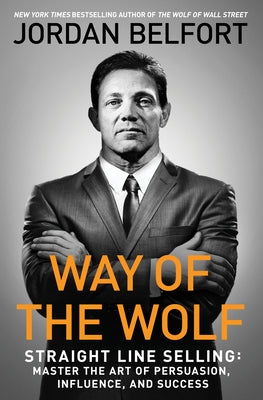 Paperback of "Way of the Wolf: Straight Line Selling" by Gallery Books, showing the book cover with title and author details.