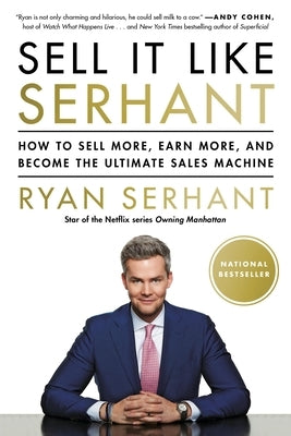 Paperback of "Sell It Like Serhant" by Legacy Lit, featuring the book cover with bold title and author details on a white background.