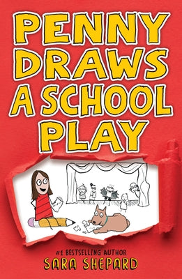Paperback of Penny Draws a School Play by Penguin Young Readers Group, featuring colorful cover art of a girl drawing at school.