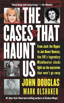 Mass market paperback of "The Cases That Haunt Us" by Pocket Books, featuring the book cover with haunting imagery.