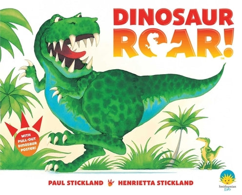 Paperback Dinosaur Roar! book by Simon Spotlight featuring colorful dinosaur illustrations for young readers.