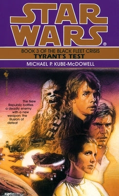 Cover image of Tyrant's Test mass market paperback novel by Random House Worlds featuring dark, detailed fantasy artwork.