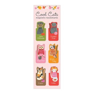 Cool Cats Magnetic Bookmarks Other Galison