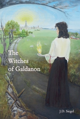 Paperback of The Witches of Galdanon by Jd Siegel showing the front cover with mystical illustrations and title text.
