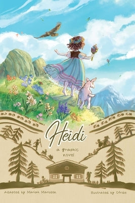 Paperback of Heidi: A Graphic Novel by Andrews McMeel Publishing showing the front cover with colorful illustrated artwork.