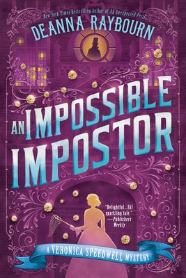 Paperback of "An Impossible Impostor" by Berkley Books, featuring a colorful cover with intriguing artwork.