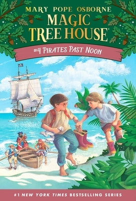 Paperback of Pirates Past Noon by Random House Books for Young Readers featuring a colorful pirate-themed cover illustration.
