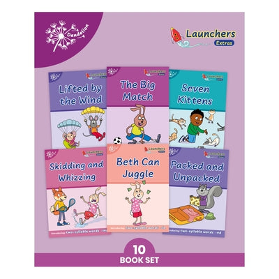 Phonic Books Dandelion Launchers Extras Stages 16-20: Simple Two-Syllable Words and Suffixes Paperback Phonic Books