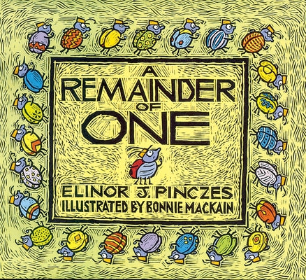 Paperback of "A Remainder of One" by Clarion Books, showing the book cover with colorful illustrations.