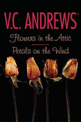 Paperback of Flowers in the Attic and Petals on the Wind by Simon Pulse, featuring book covers with floral and mysterious artwork.