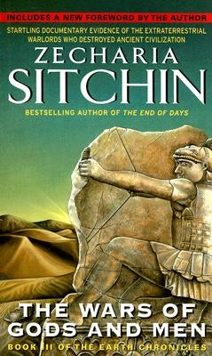 Mass market paperback of "The Wars of Gods and Men" by Harper, showing the book cover with fantasy artwork.