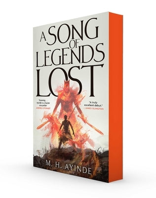 Paperback copy of "A Song of Legends Lost" by S&s/Saga Press, featuring the book cover with fantasy artwork.