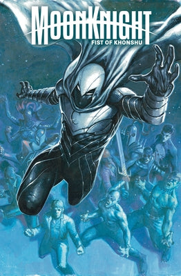 Marvel Universe Moon Knight: Fist of Khonshu Vol. 2 paperback comic book featuring Moon Knight in a jungle scene.