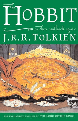 Paperback of The Hobbit, Or, There and Back Again by Clarion Books featuring a cover illustration of Bilbo Baggins in a fantasy landscape.