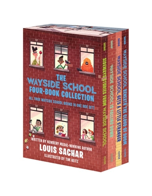 The Wayside School 4-Book Box Set: Sideways Stories from Wayside School, Wayside School Is Falling Down, Wayside School Gets a Little Stranger, Waysid Paperback HarperCollins