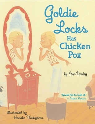 Goldie Locks Has Chicken Pox paperback book by Aladdin Paperbacks featuring colorful cover art with children and chicken pox depiction.