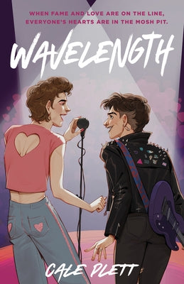 Paperback novel "Wavelength" by Groundwood Books, featuring a colorful cover illustration.