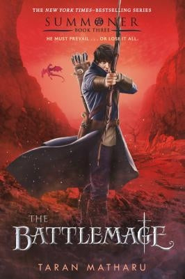 Paperback of The Battlemage: Summoner, Book Three by Square Fish, showing the book cover with fantasy artwork and title.