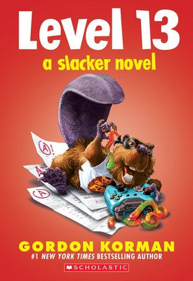Paperback of Level 13: A Slacker Novel by Scholastic Inc., featuring a colorful cover with illustrations and the book title.