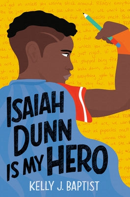 Paperback of "Isaiah Dunn Is My Hero" by Yearling Books showing the colorful book cover with title and illustration.